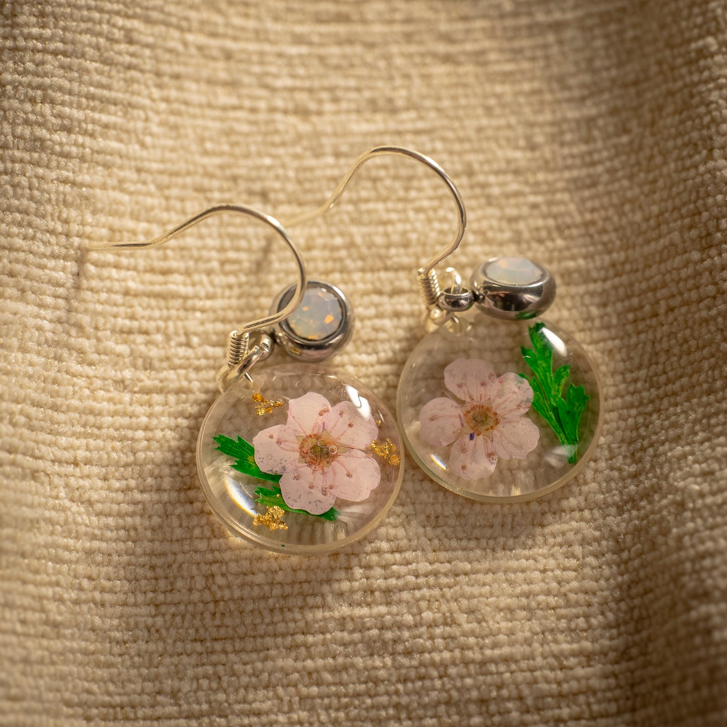 Silver Earrings - Birthflowers