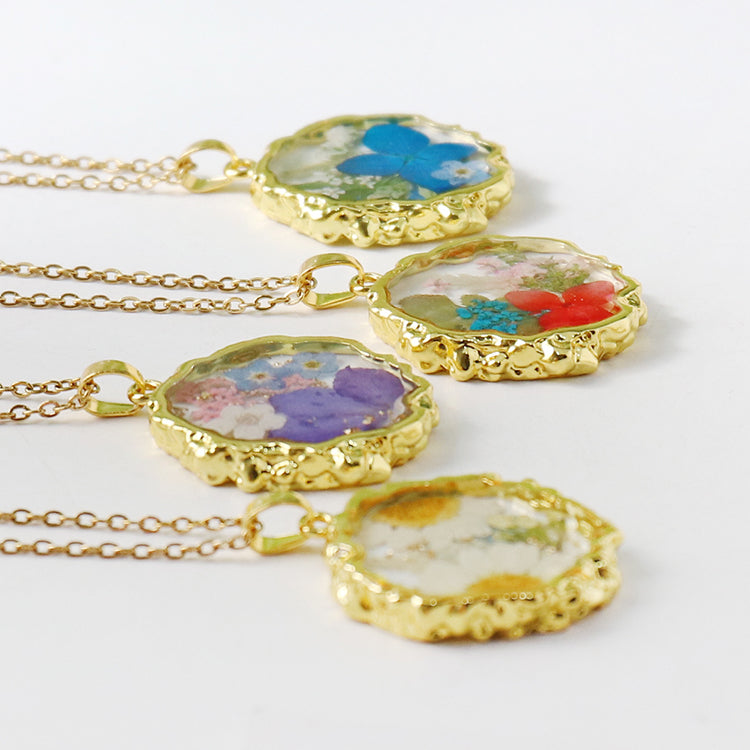 Organic Frame Necklaces