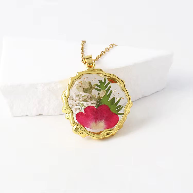 Organic Frame Necklaces
