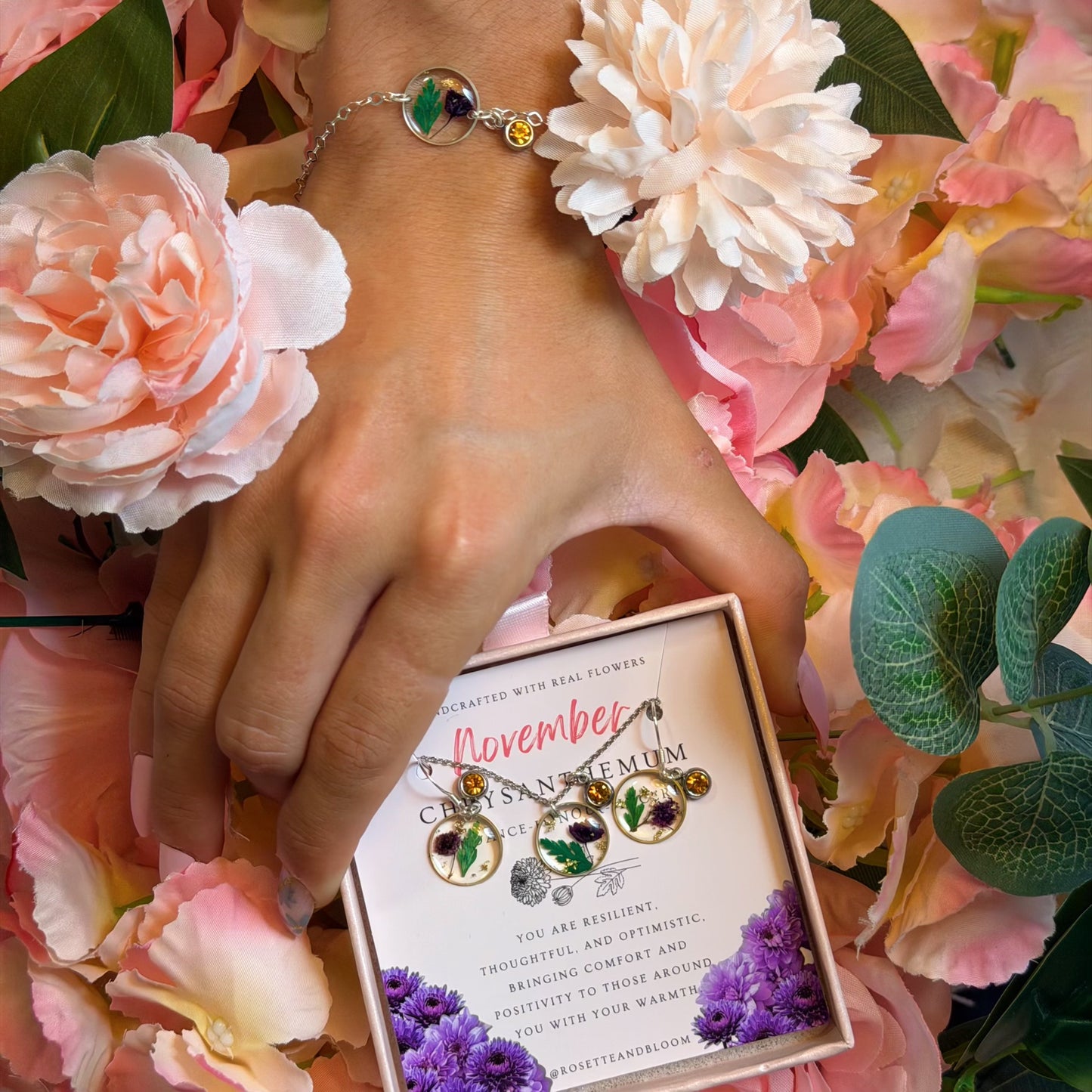 Silver Bundle - Birthflowers