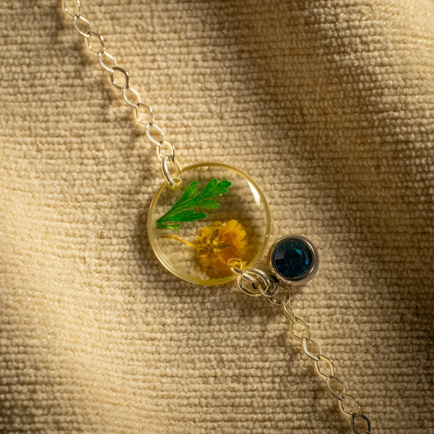 Silver Bracelet - Birthflowers