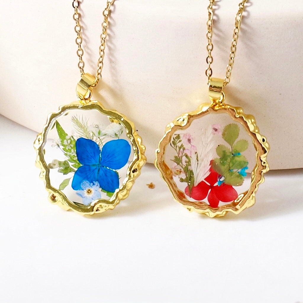 Organic Frame Necklaces