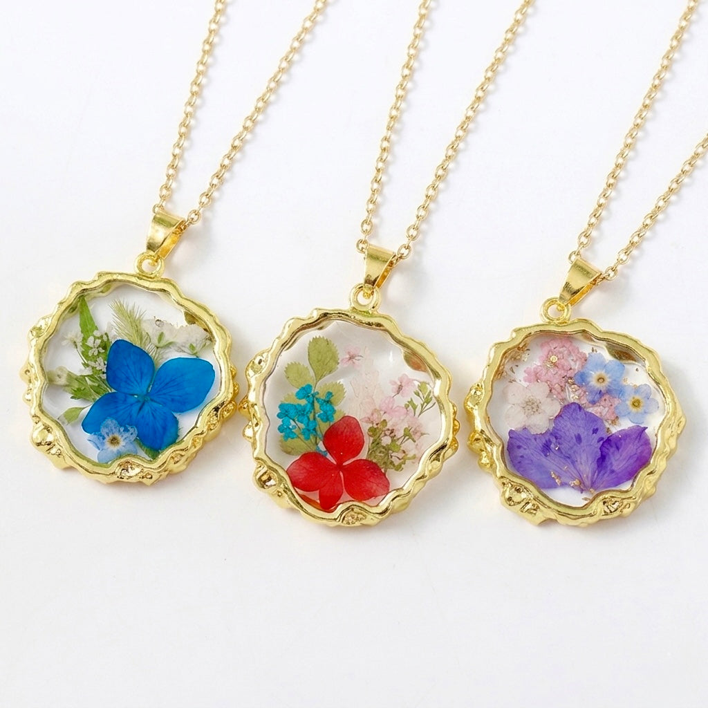 Organic Frame Necklaces