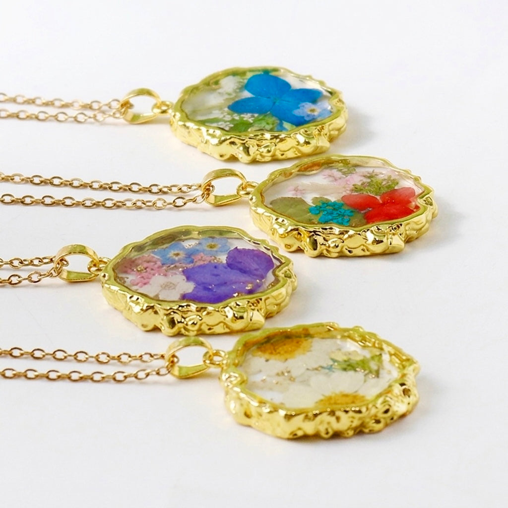Organic Frame Necklaces