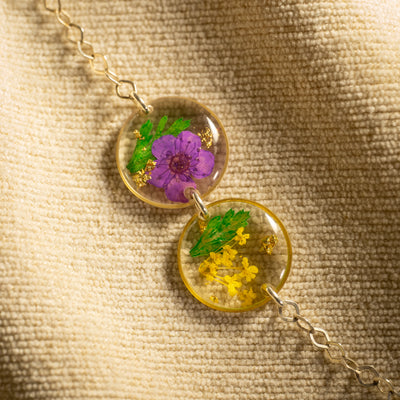 Silver Double Charm Bracelet