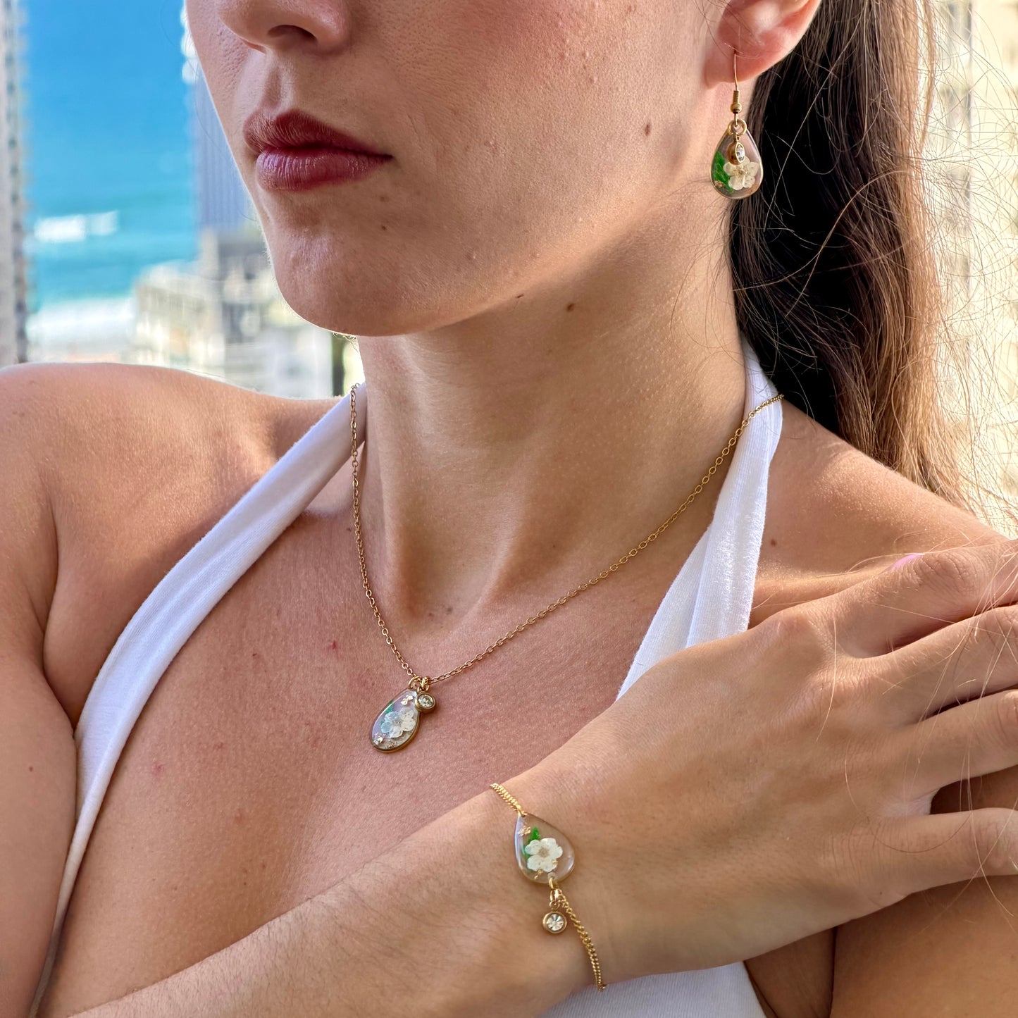 Gold Bracelet - Birthflowers