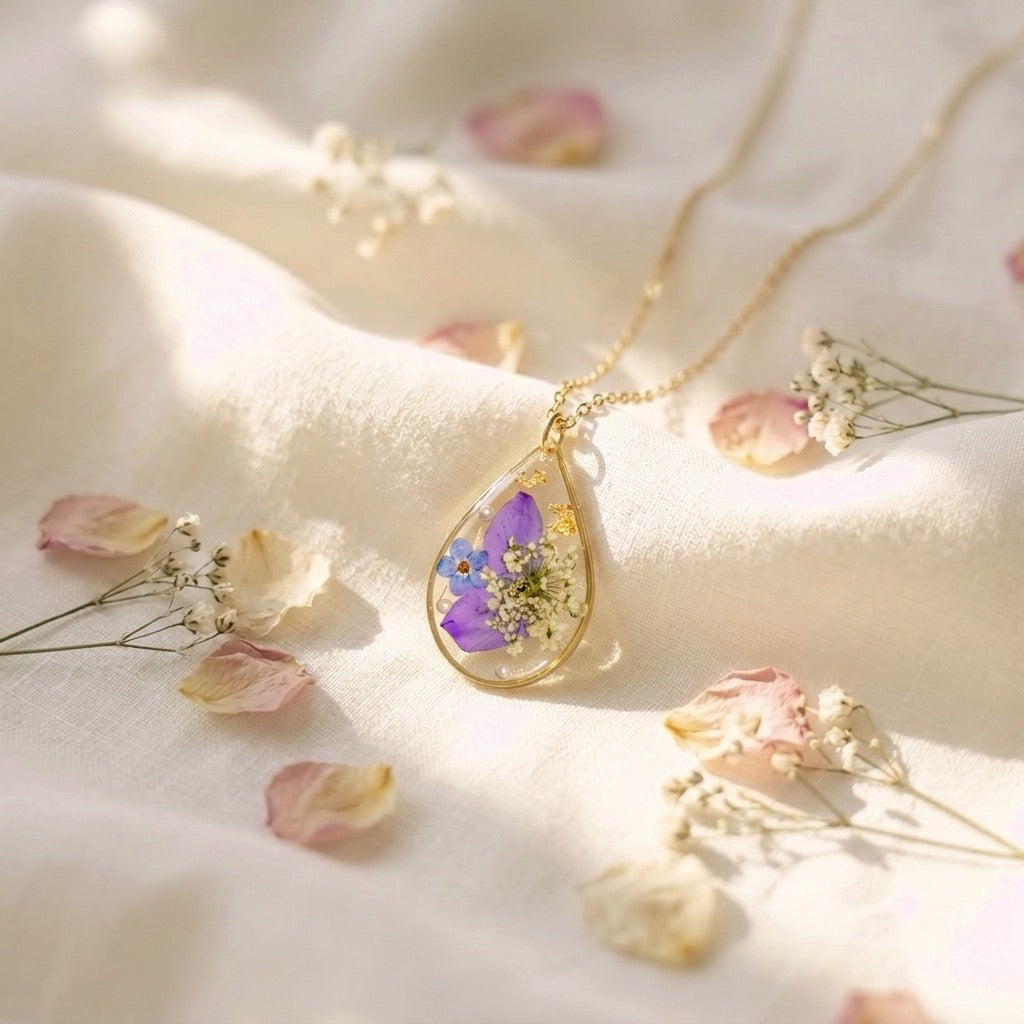 Petala Droplet Necklaces