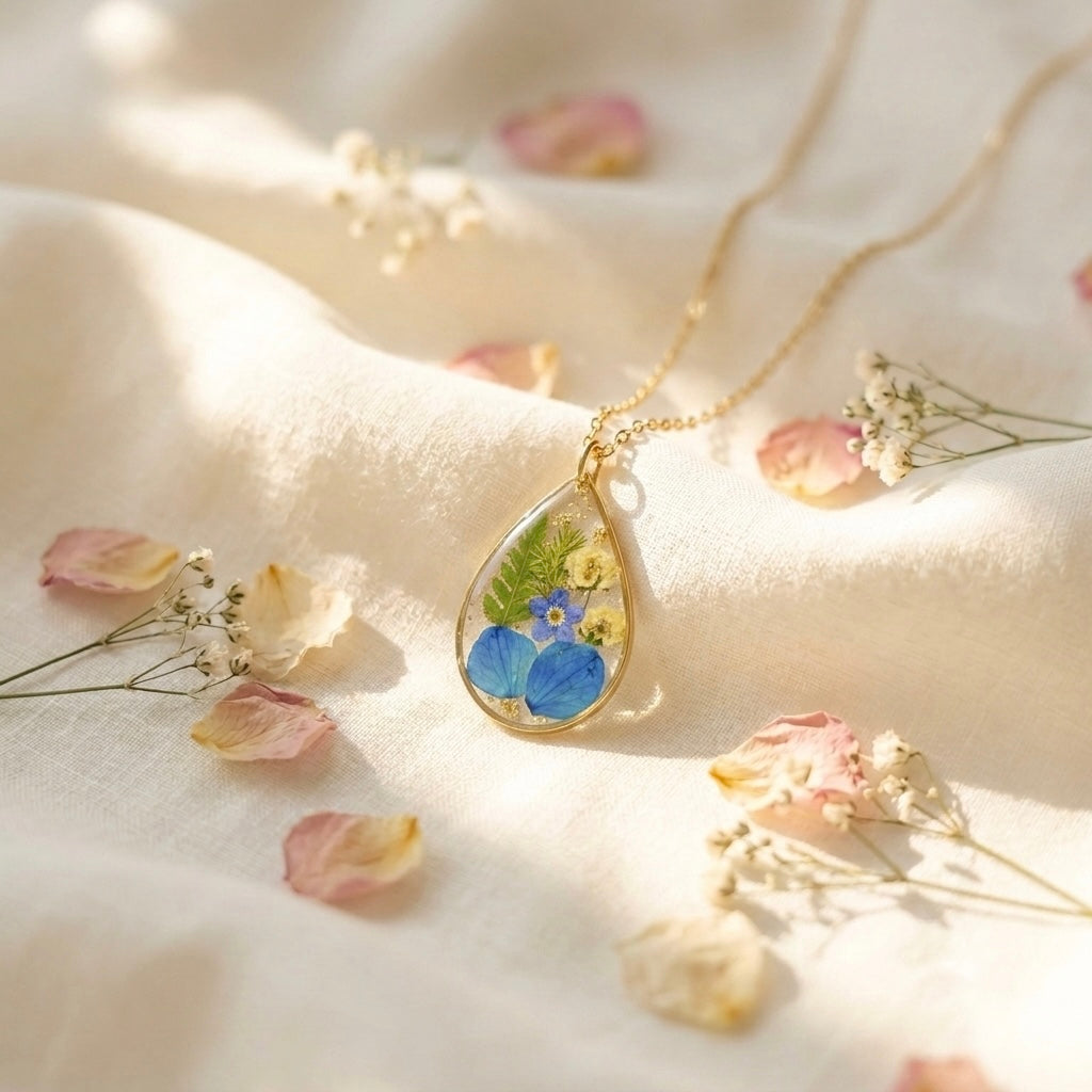 Petala Droplet Necklaces