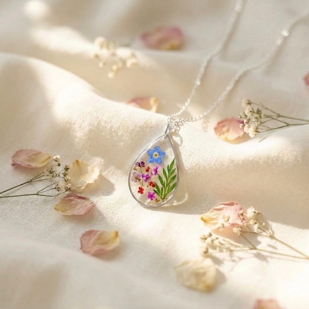 Petala Droplet Necklaces