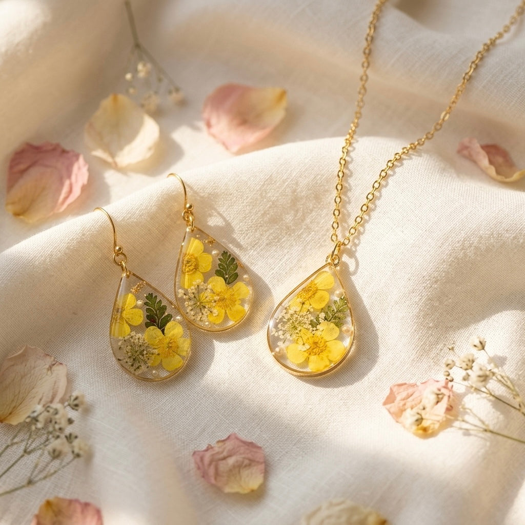 Petala Droplet Necklaces