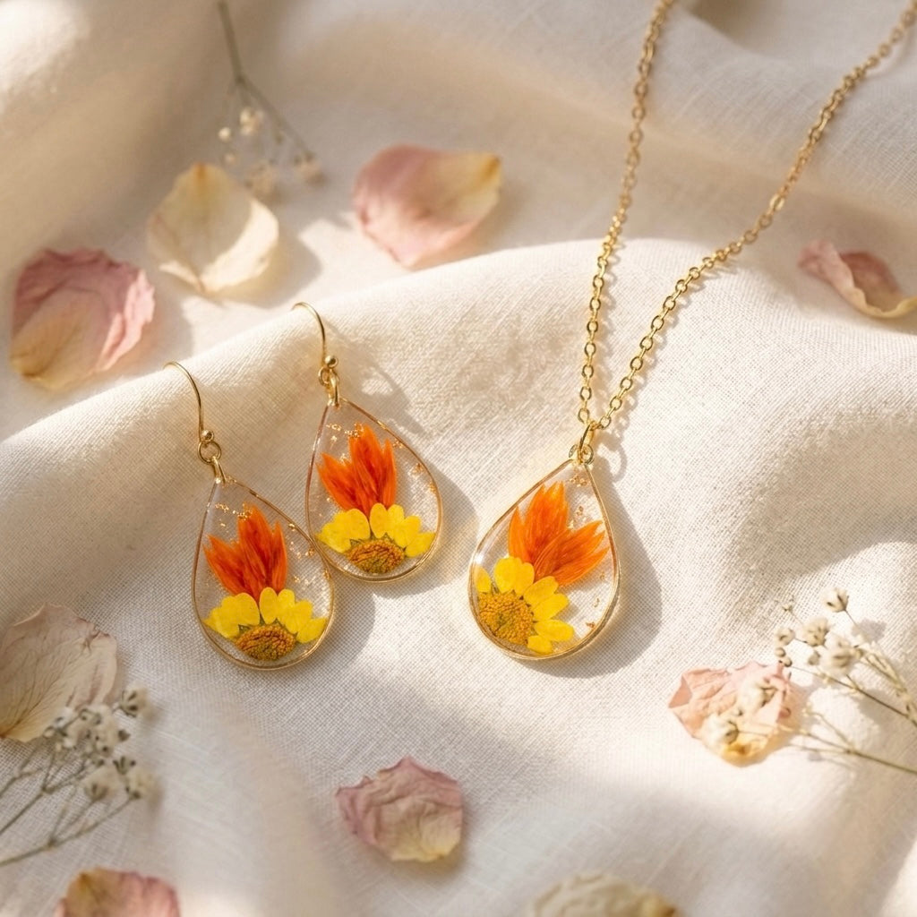 Petala Droplet Necklaces