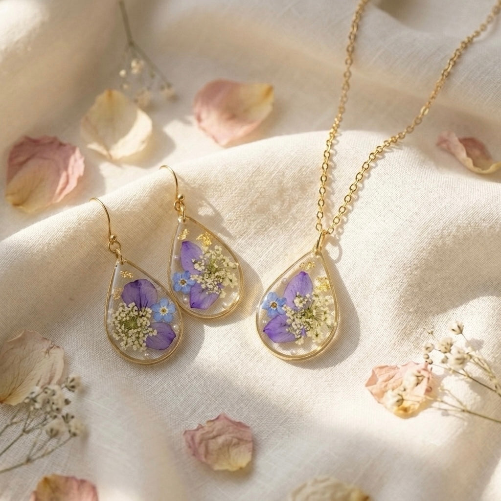 Petala Droplet Necklaces
