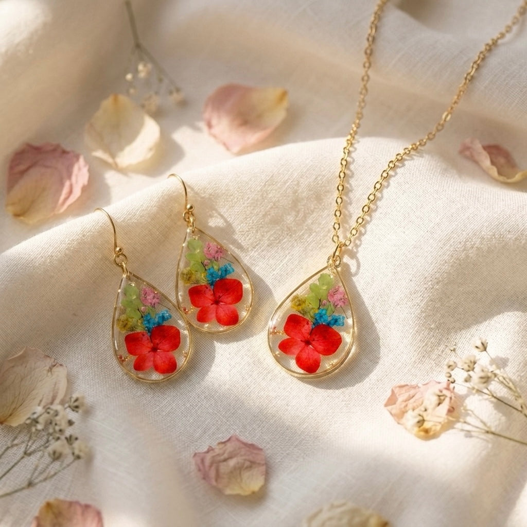 Petala Droplet Necklaces