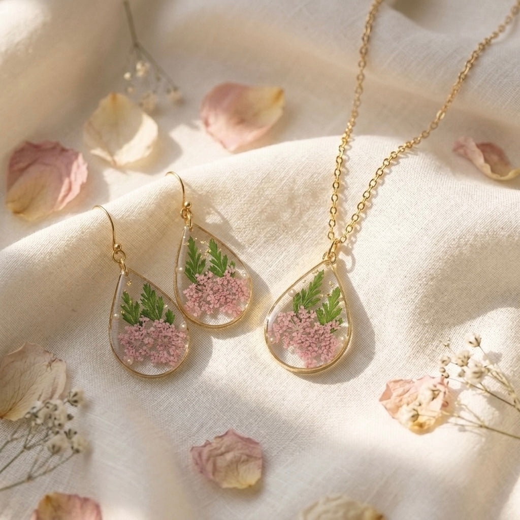 Petala Droplet Necklaces