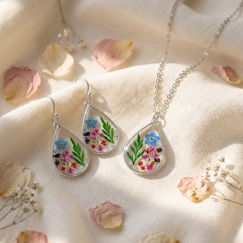 Petala Droplet Necklaces