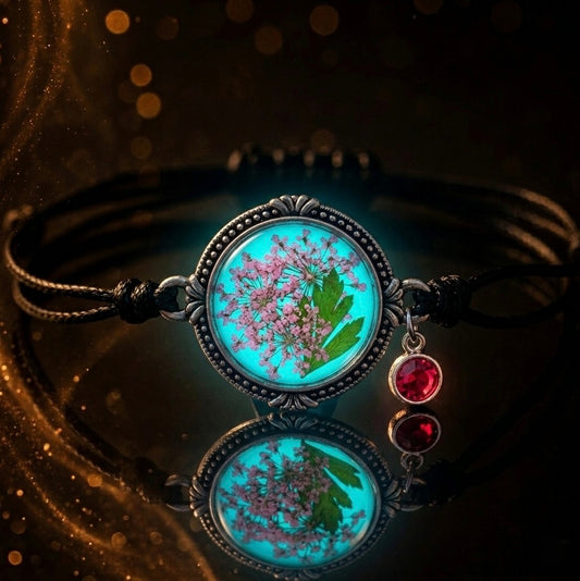 Glow in the Dark Bracelet - Birthflowers