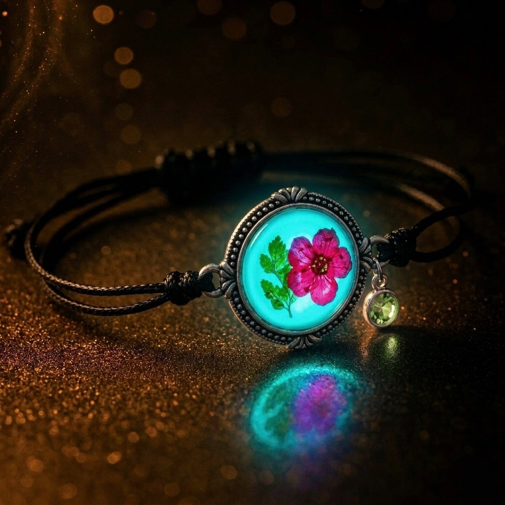 Glow in the Dark Bracelet - Birthflowers