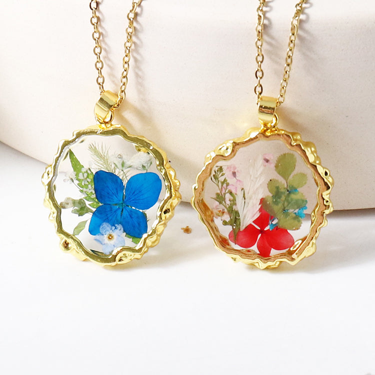 Organic Frame Necklaces
