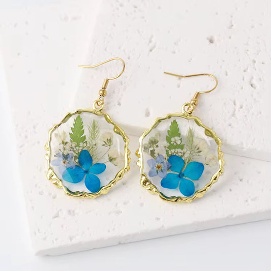 Organic Frame Earrings