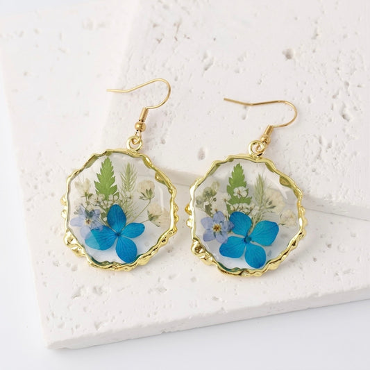Organic Frame Earrings