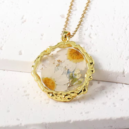 Organic Frame Necklaces