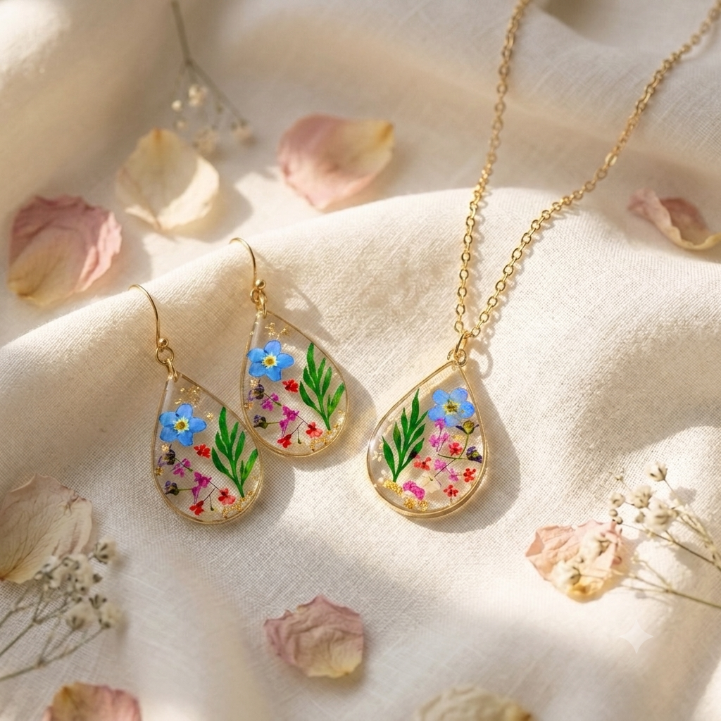 Petala Droplet Necklaces