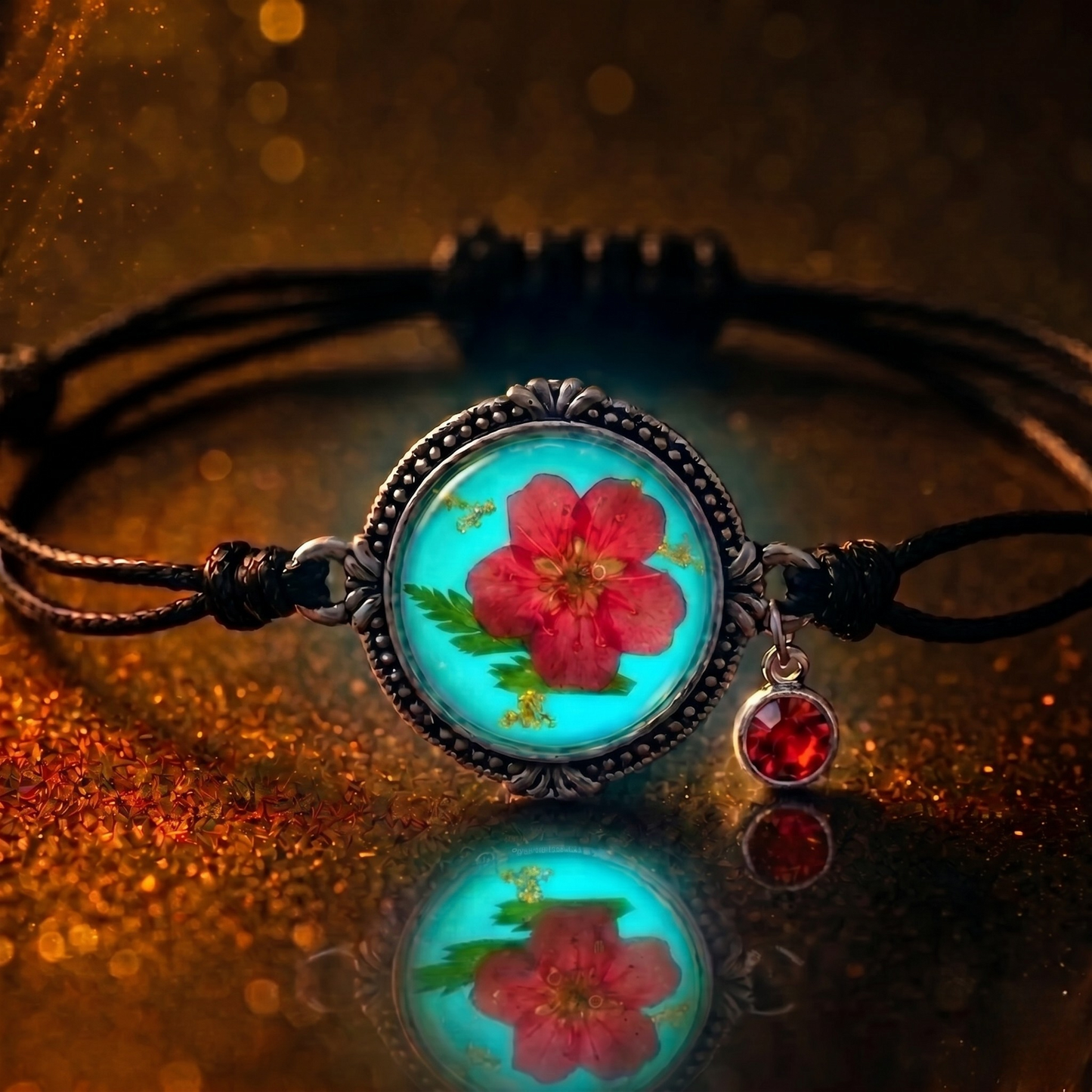 Glow in the Dark Bracelet - Birthflowers