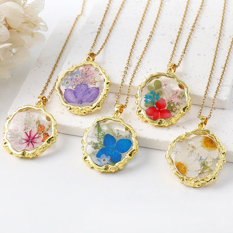 Organic Frame Necklaces