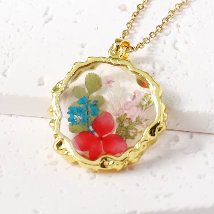 Organic Frame Necklaces