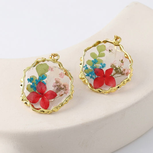 Organic Frame Earrings