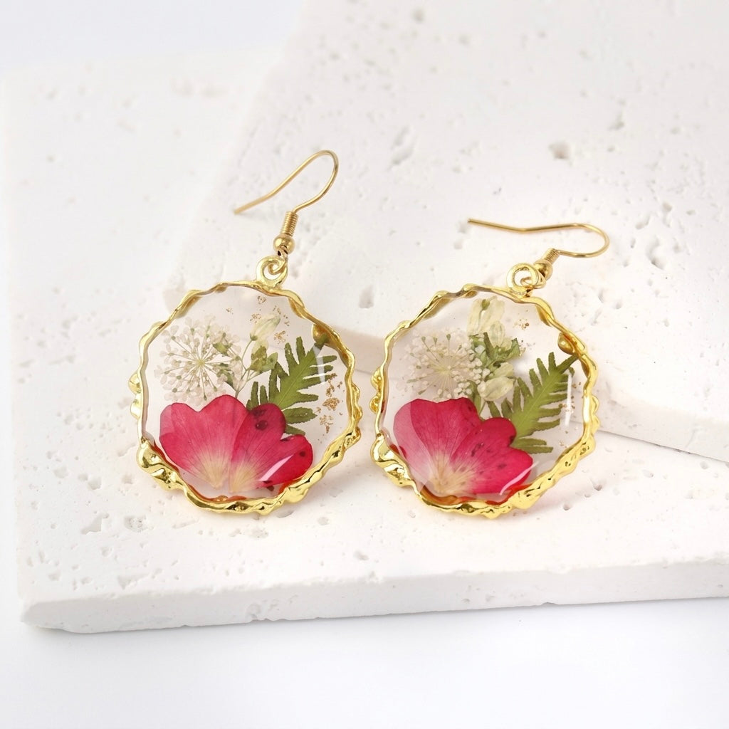 Organic Frame Earrings