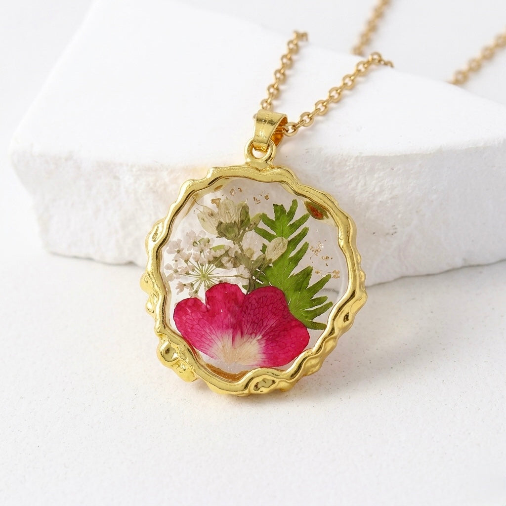 Organic Frame Necklaces