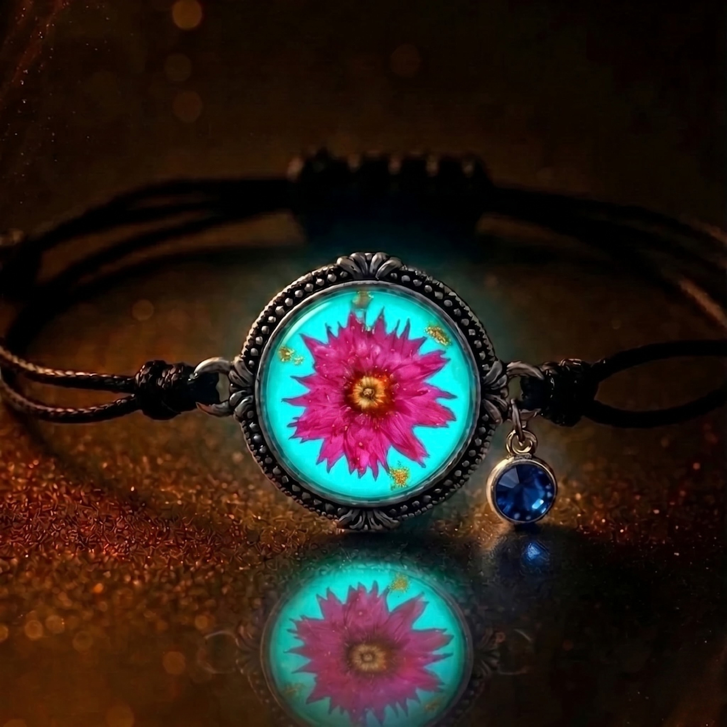 Glow in the Dark Bracelet - Birthflowers