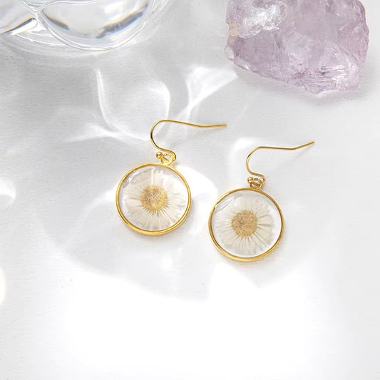 Small Daisy Earrings
