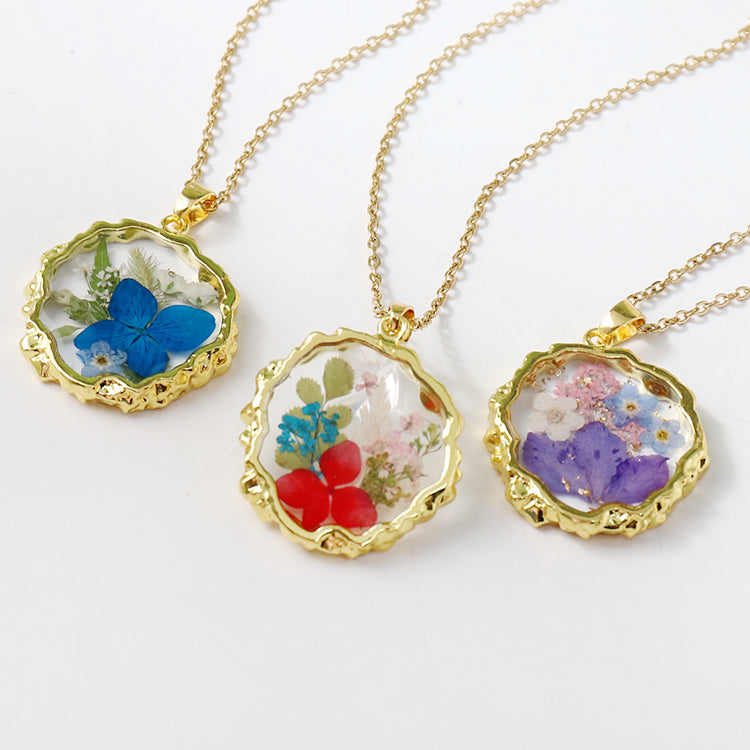 Organic Frame Necklaces